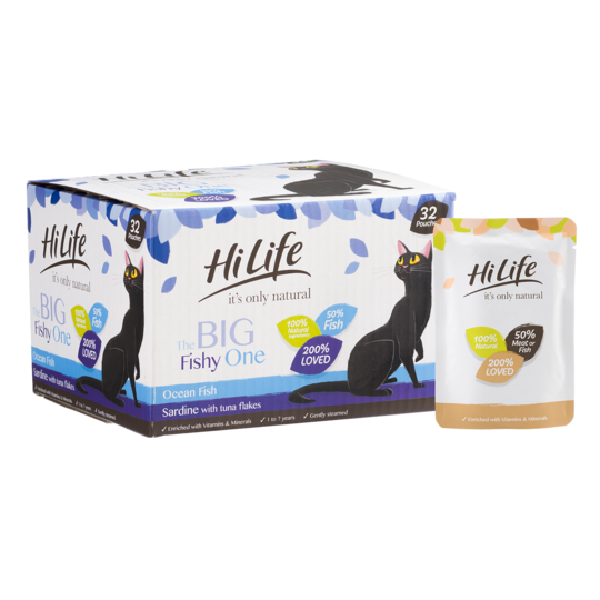HiLife It's only natural the big fishy one 32 x70g