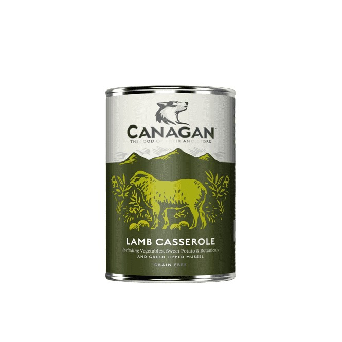 Canagan Wet Food- Lamb Casserole for Puppies and Adults 6 x400g