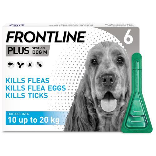FRONTLINE PLUS Spot-On Flea & Tick Treatment Dog