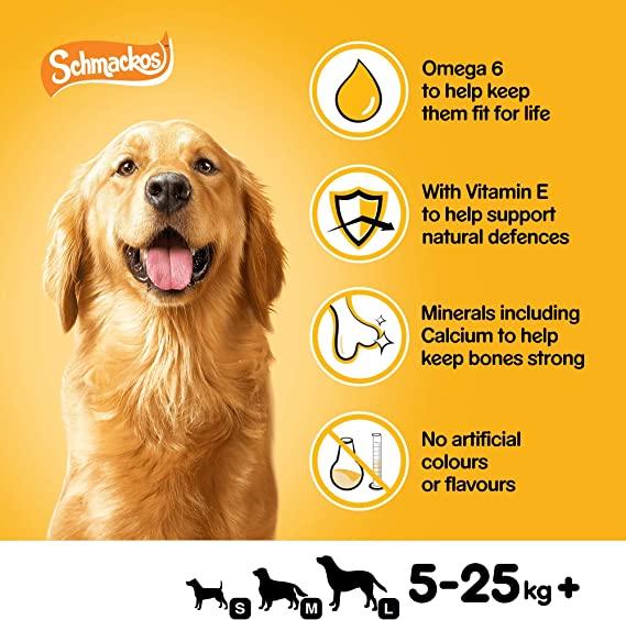 Pedigree Schmackos Poultry Mix ( 20 Sticks)