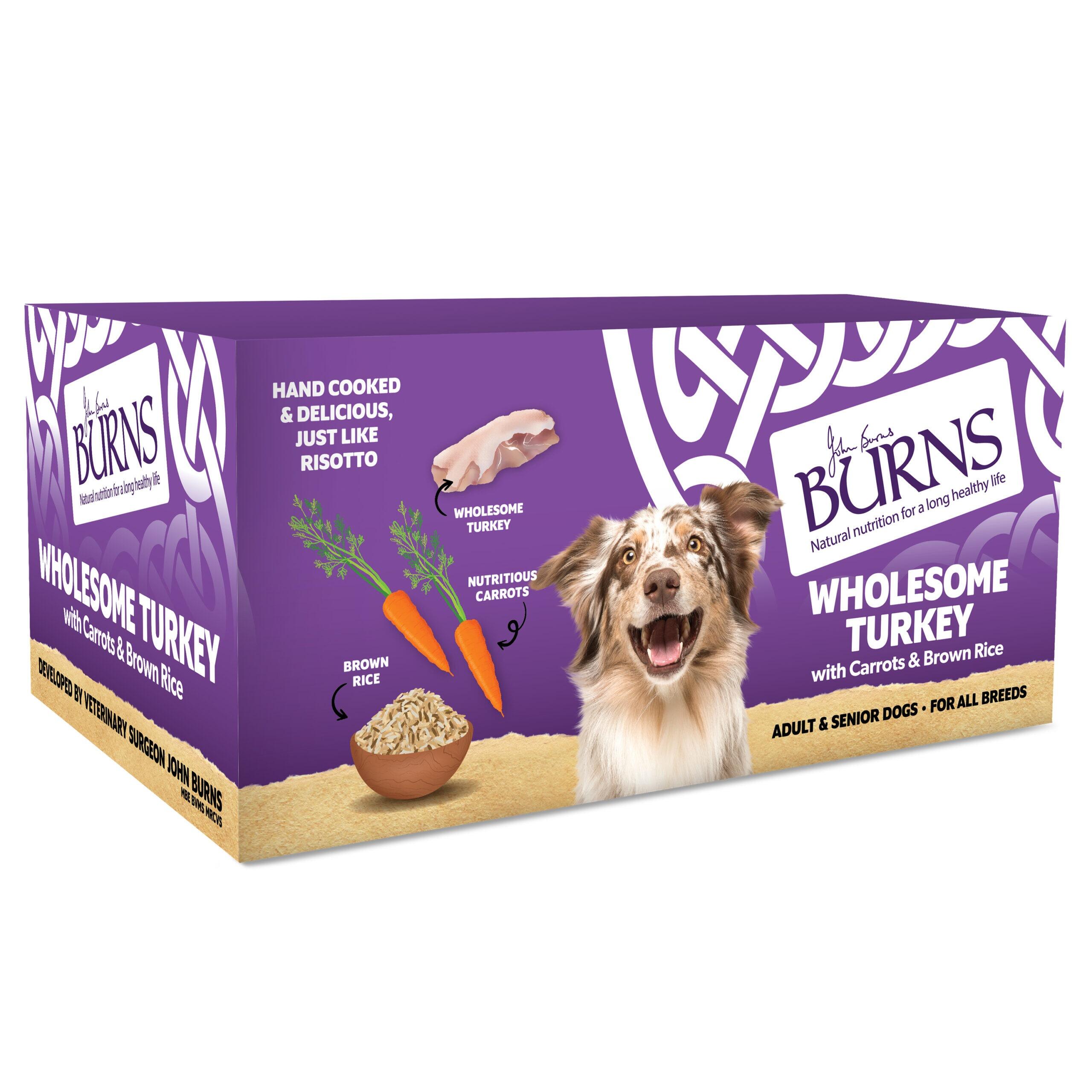 Burns Wet Food Wholesome Turkey with Carrots & Brown Rice