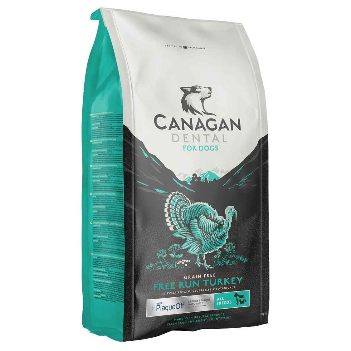 Canagan Free-Run Turkey Dental with Proden PlaqueOff 2kg