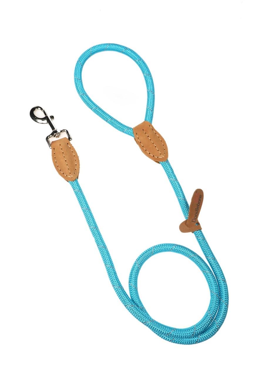 Doodlebone Originals Rope Lead Aqua
