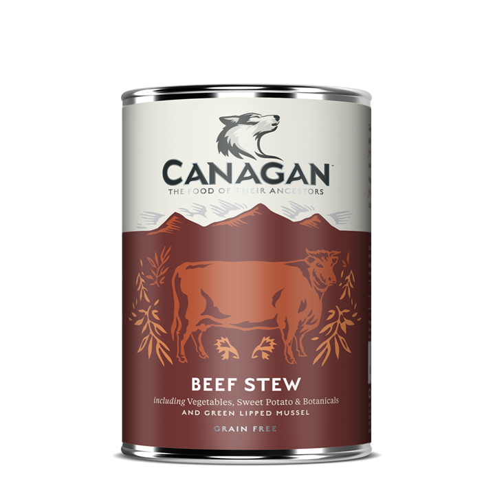 Canagan Wet food - Beef Stew for Puppies and Adults 6 x 400g