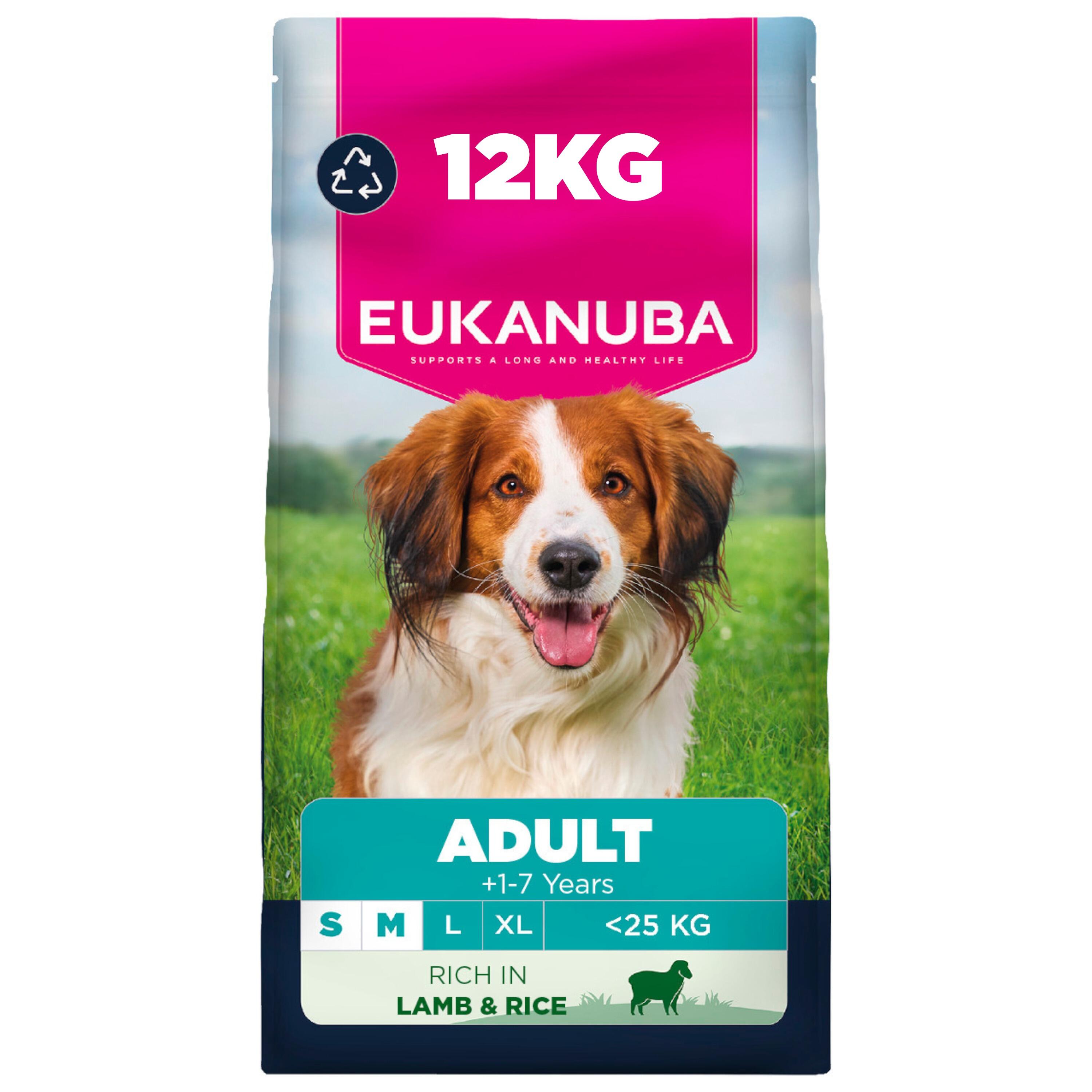 Eukanuba Adult Small & Medium Breed Lamb 12kg