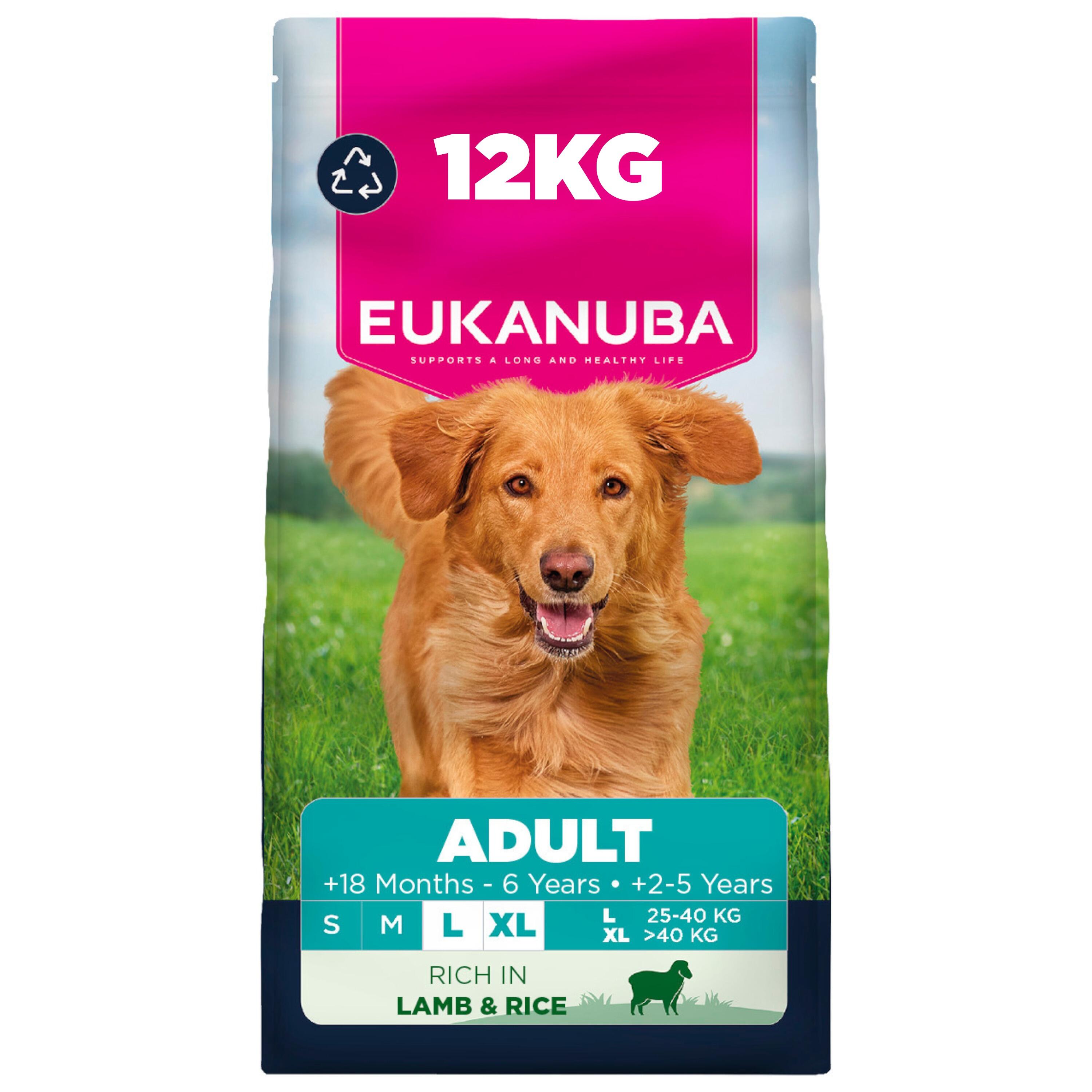 Eukanuba Adult Large Breed Lamb and Rice 12kg