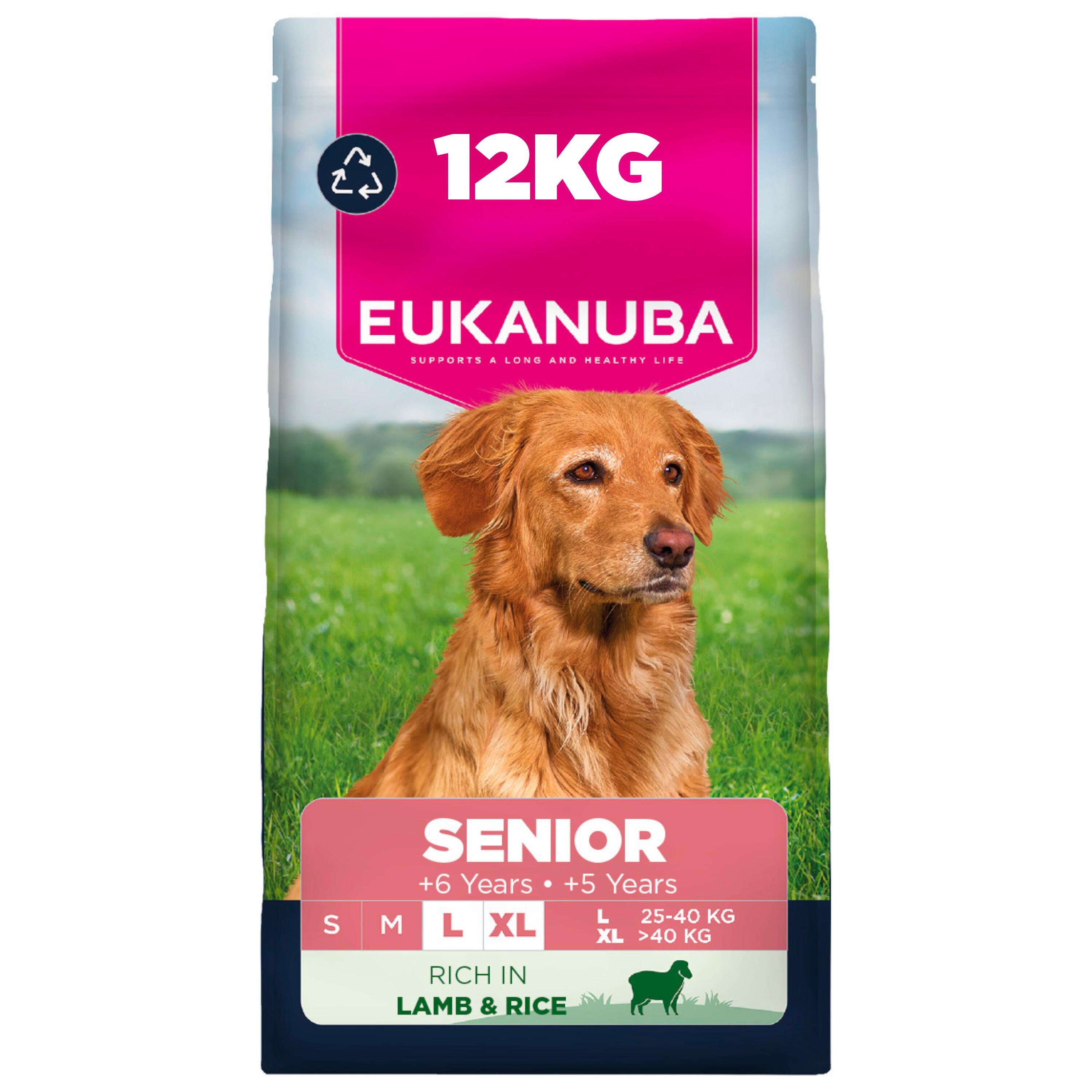 Eukanuba Senior Dog Large Breed Lamb & Rice 12kg