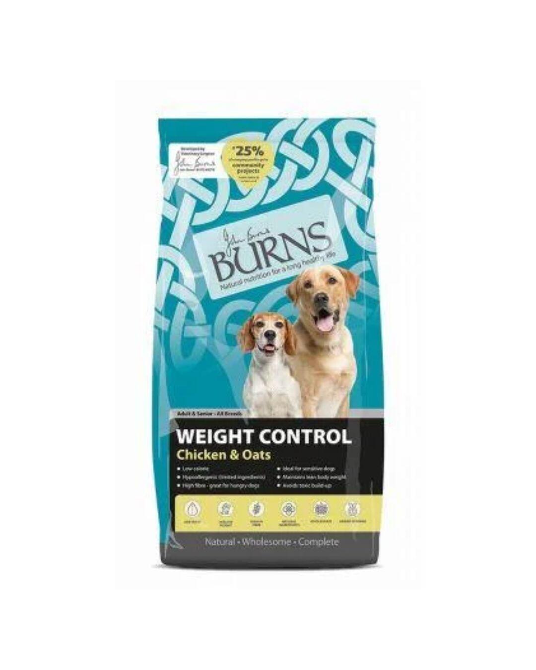 Burns Weight Control Chicken and Oats 12kg