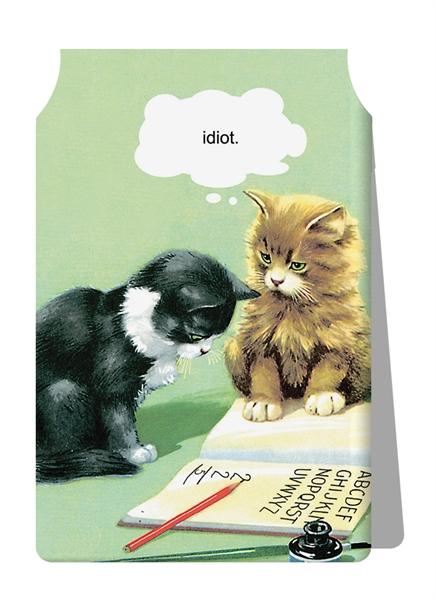 Idiot Cat Travelcard Holder