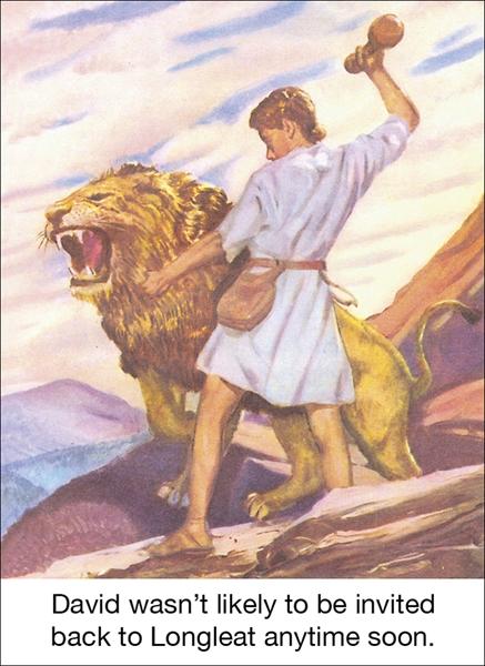 David wasn't likely to be invited back to Longleat anytime soon