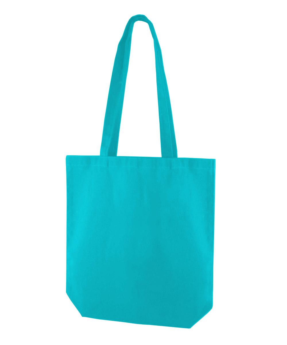 turquoise tote bag