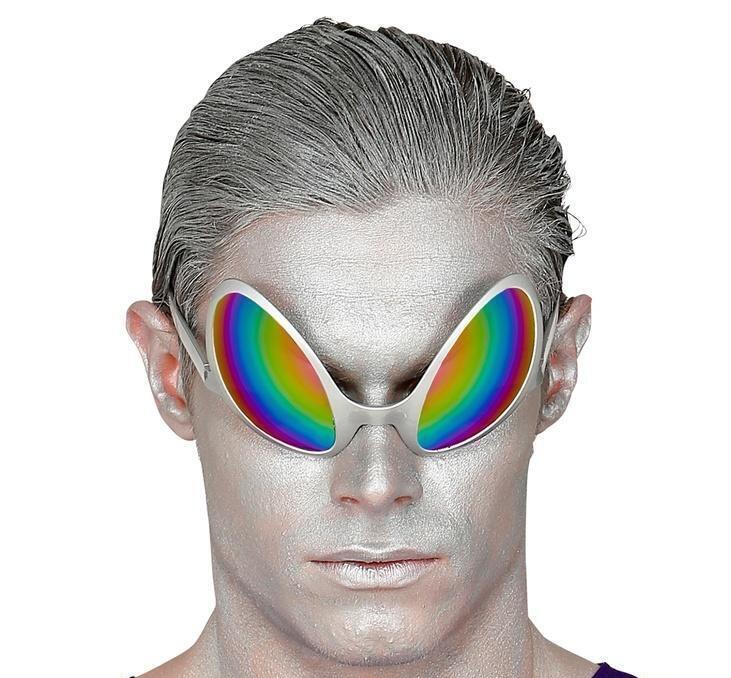 Space Alien Glasses Holographic