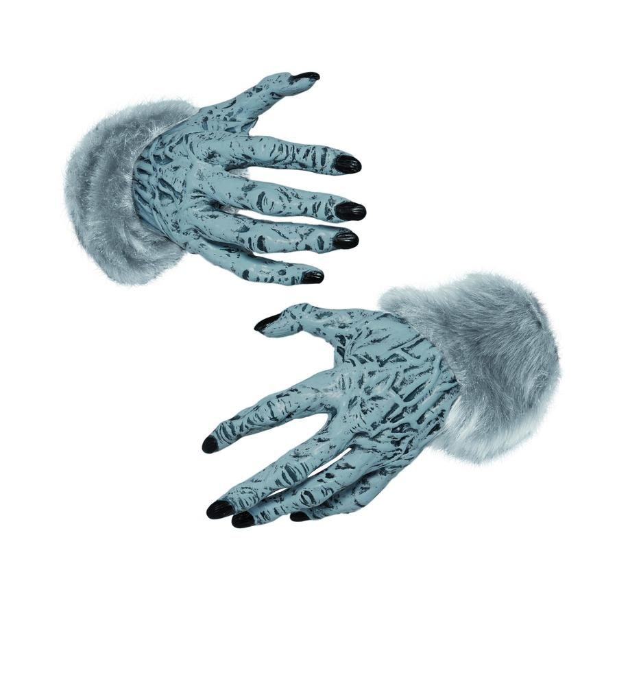 grey werewolf hands