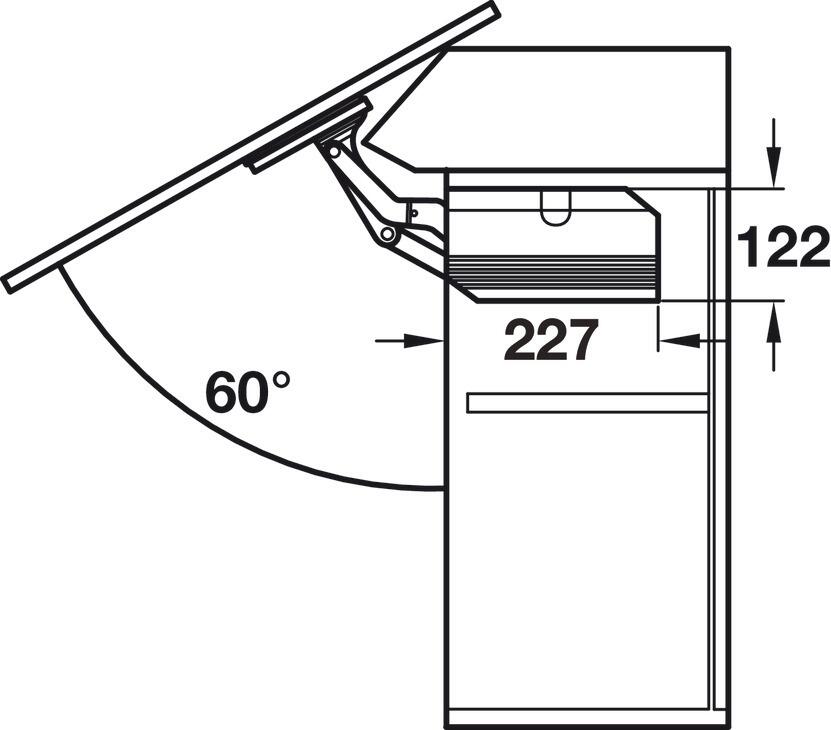 Grass Kinvaro S Lift Up Flap Hinge Fitting