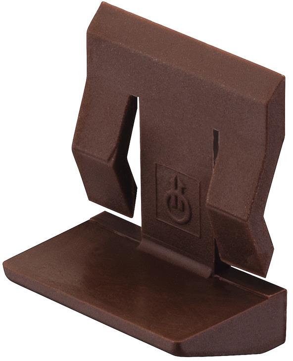 Häfele Shelf Support Plug In For Shelves & � 5mm Hole With Grooved Plug Brown 100 pcs 