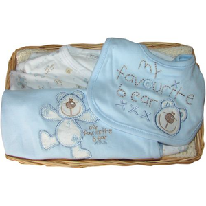 My Favorite Bear Gift Basket (blue)