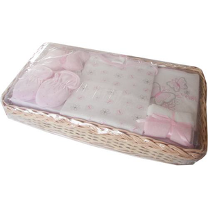 Pretty butterflies baby gift basket (pink)