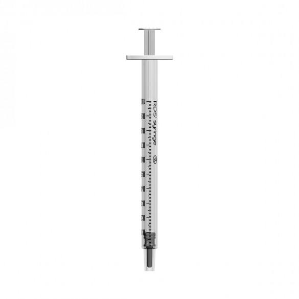 Unisharp 1ml RDS Syringe White Plunger x 100