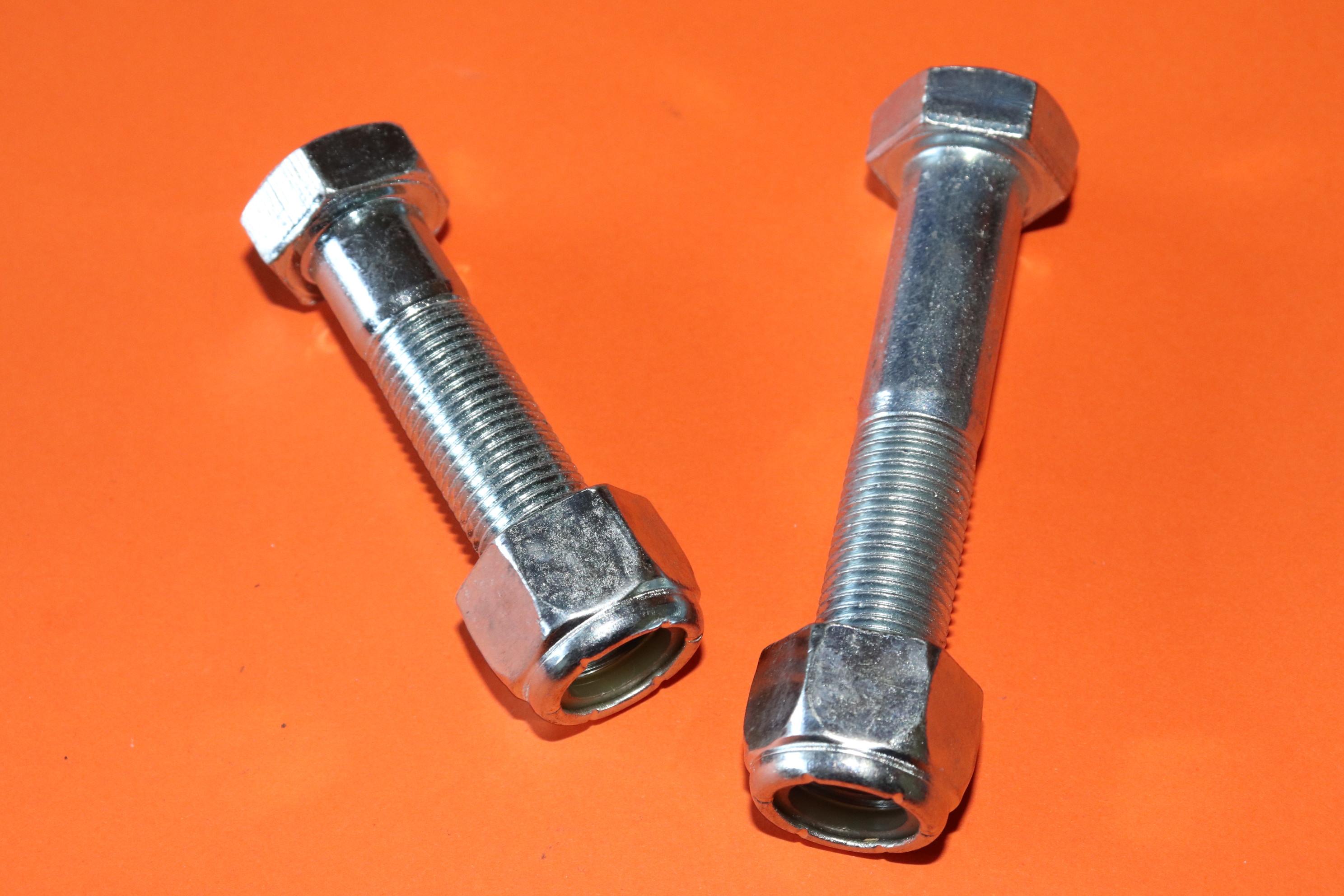 TRIUMPH T140 FRONT FOOTREST MOUNTING BOLTS 140259 140262 UK MADE