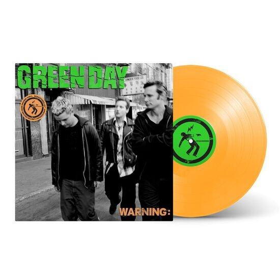 GREEN DAY - Warning - Neon Orange Remastered Vinyl LP - 25th Anniversary