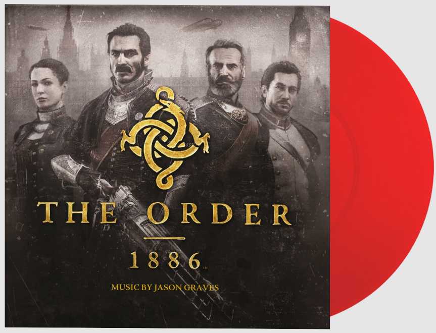 THE ORDER : 1886 - Original Soundtrack - Red Coloured Vinyl LP - Limited Numbered Edition