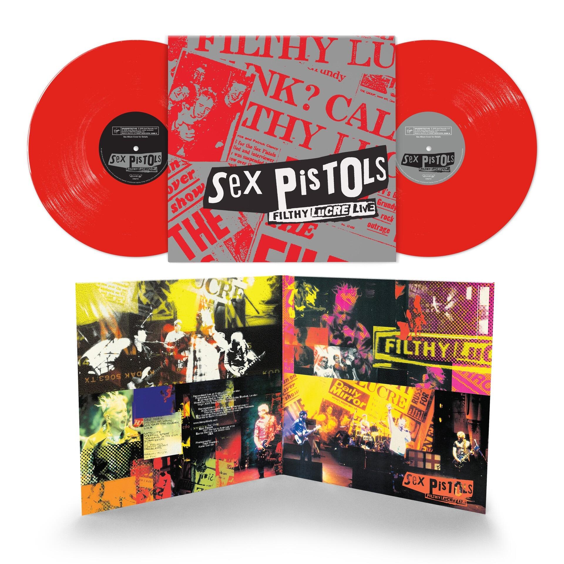 **PRE-ORDER** SEX PISTOLS - Filthy Lucre - 30th Anniversary Double Vinyl LP