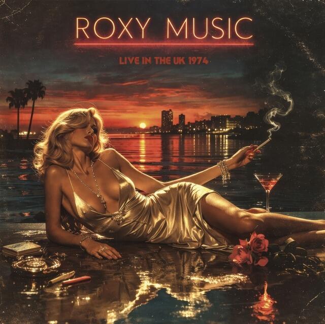 ROXY MUSIC - Live In The UK 1974 - Red Vinyl LP (Broadcast Recording)