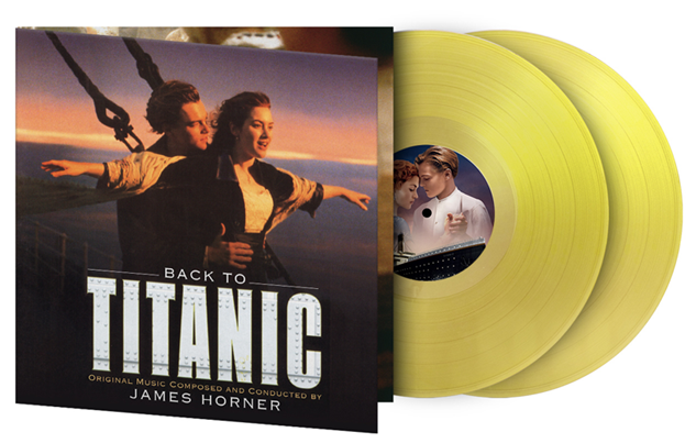 BACK TO TITANIC - Original Soundtrack - Double Yellow Vinyl LP - Limited, Numbered Edition