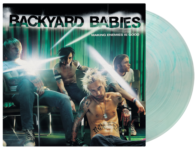 BACKYARD BABIES - Making Enemies Is Good - Vinyl LP - Limited Numbered Edition - Green Marbled Vinyl