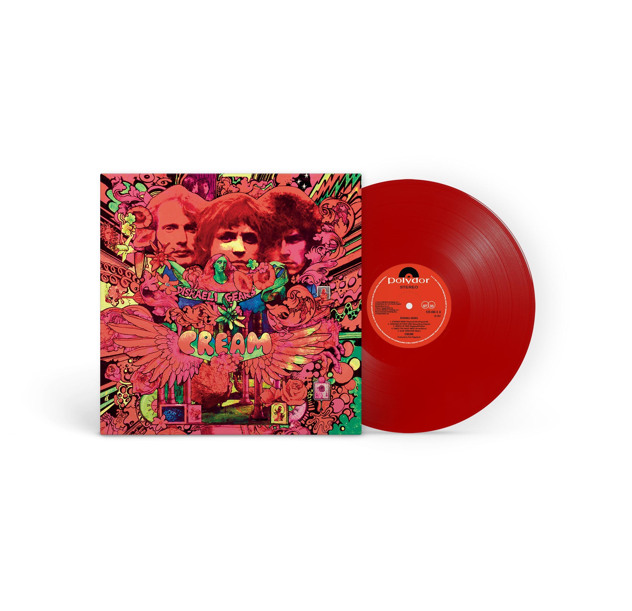 CREAM - Disraeli Gears - Red Vinyl LP