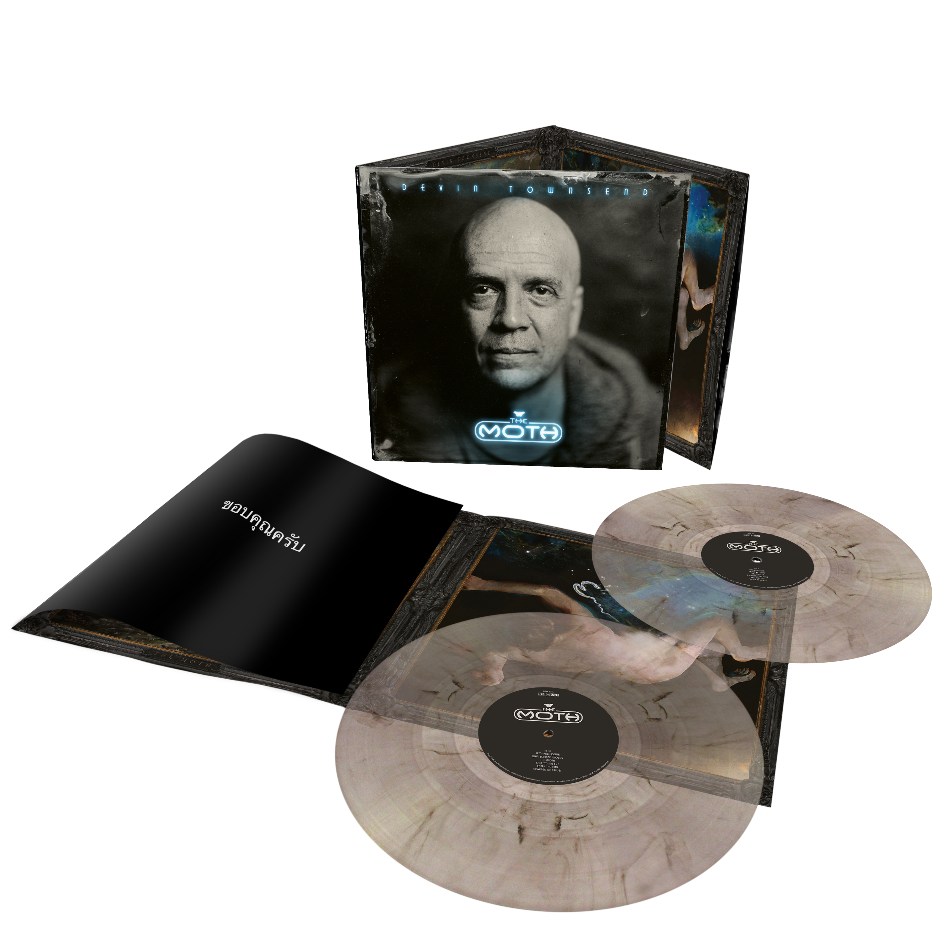 DEVIN TOWNSEND - The Moth - Double Clear and Black Marbled Vinyl LP