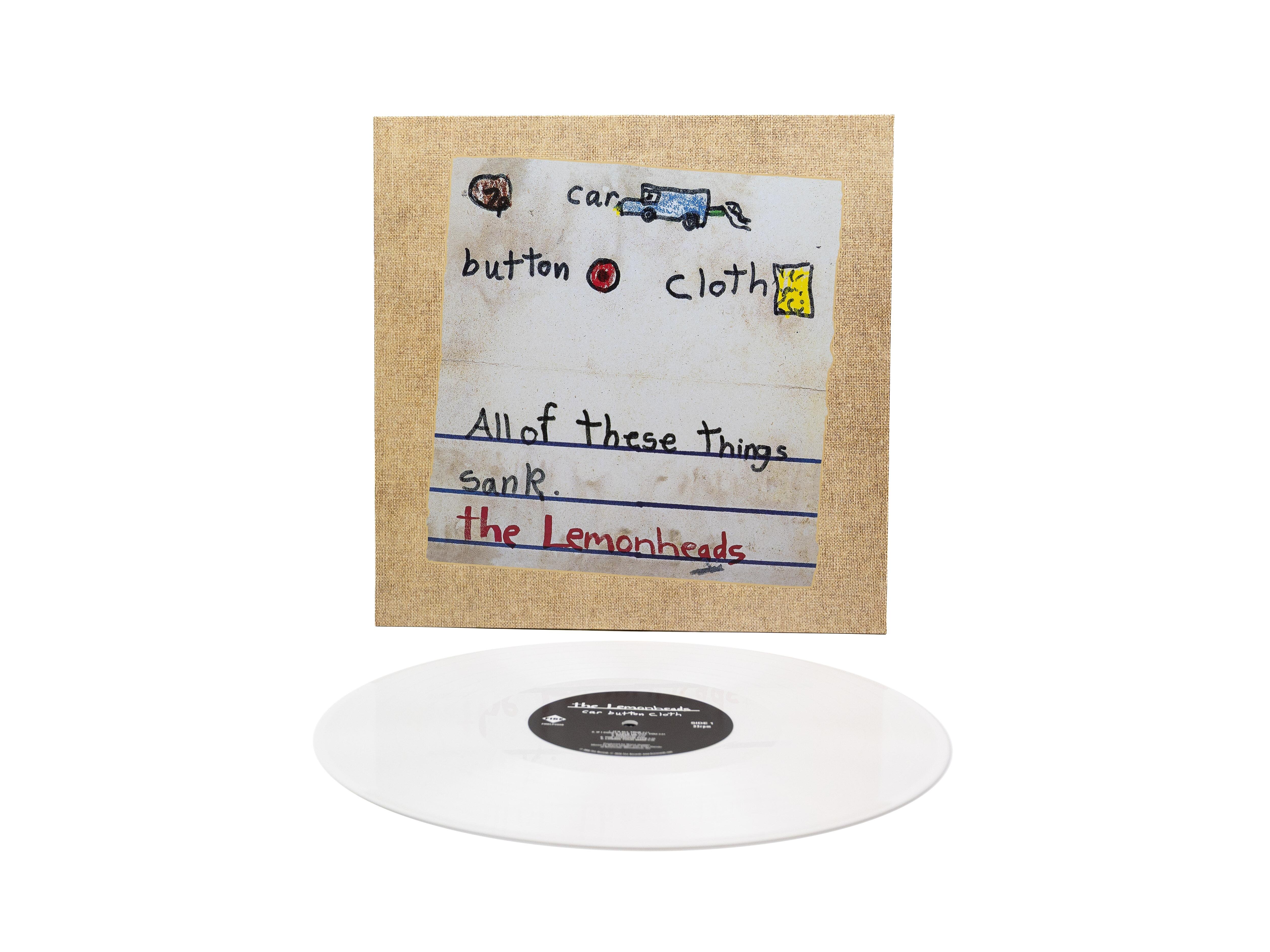 **PRE-ORDER** THE LEMONHEADS - Car Button Cloth (30th Anniversary) White Vinyl LP
