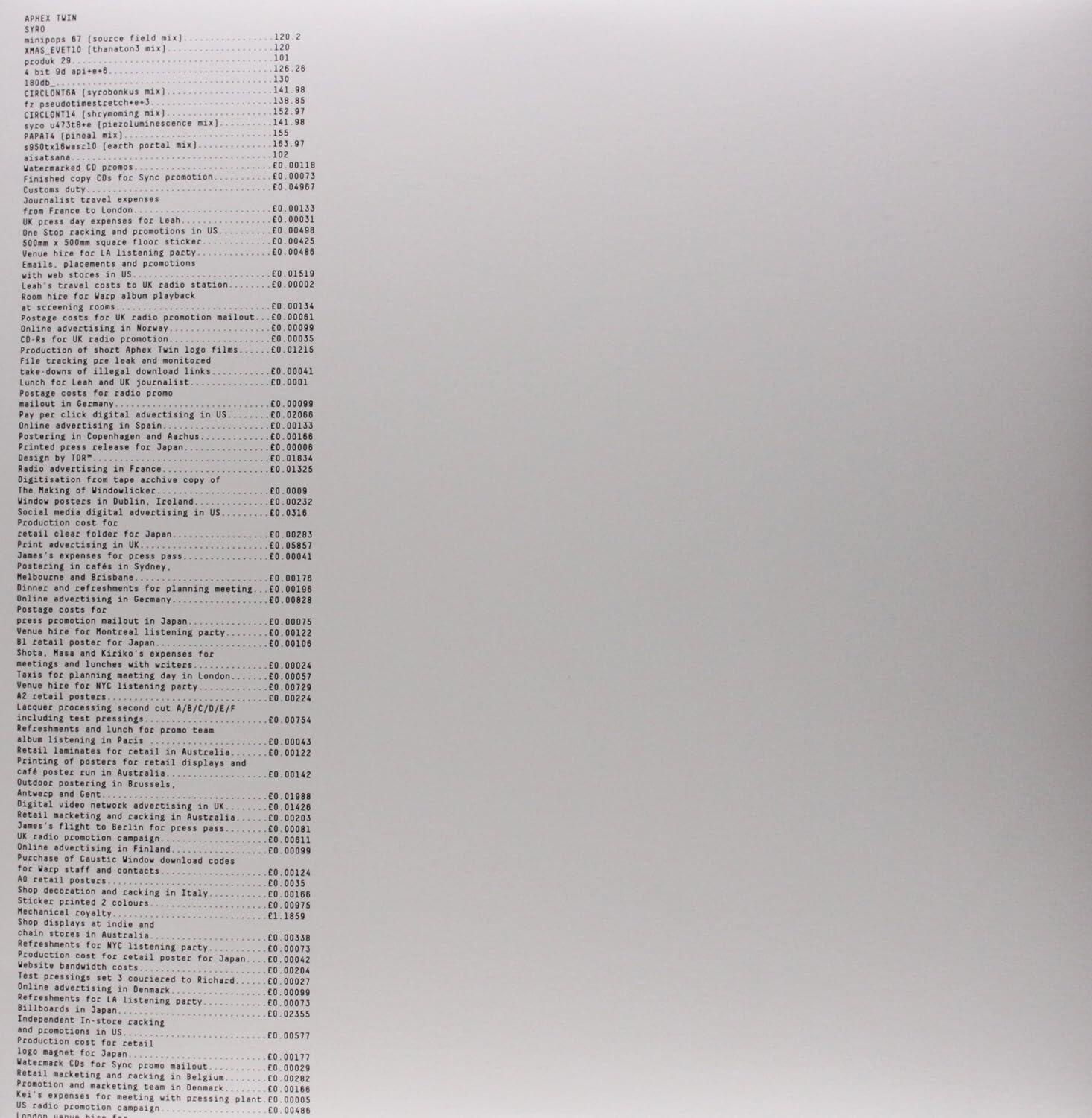 APHEX TWIN - Syro - Vinyl LP