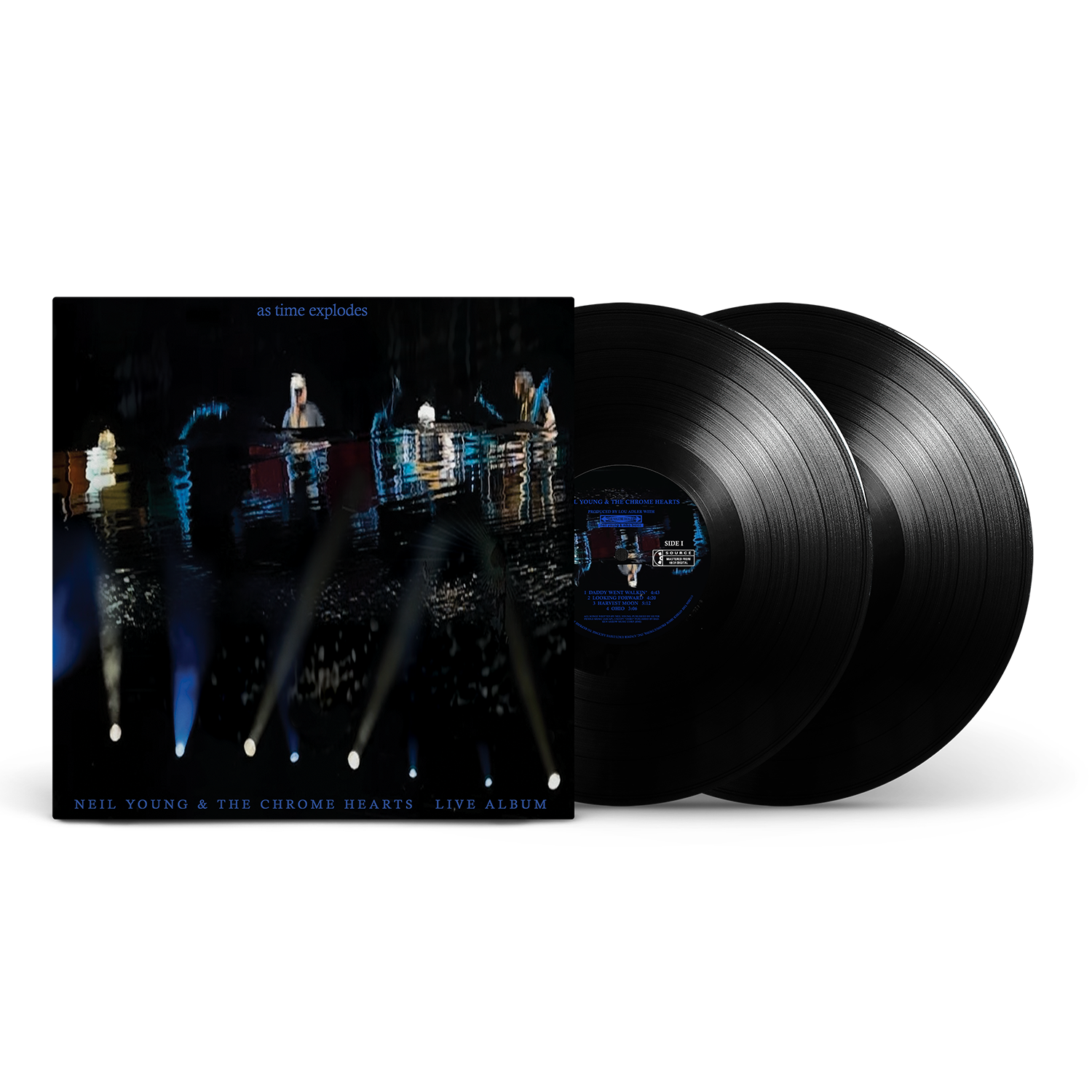 NEIL YOUNG & THE CHROME HEARTS - As Time Explodes (Live Album) - Double Vinyl LP