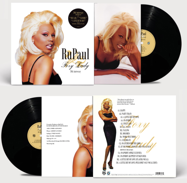 RUPAUL - Foxy Lady - 30th Anniversary Double Vinyl LP