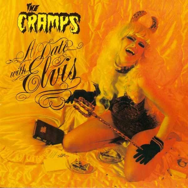 THE CRAMPS - A Date With Elvis - Orange Vinyl LP