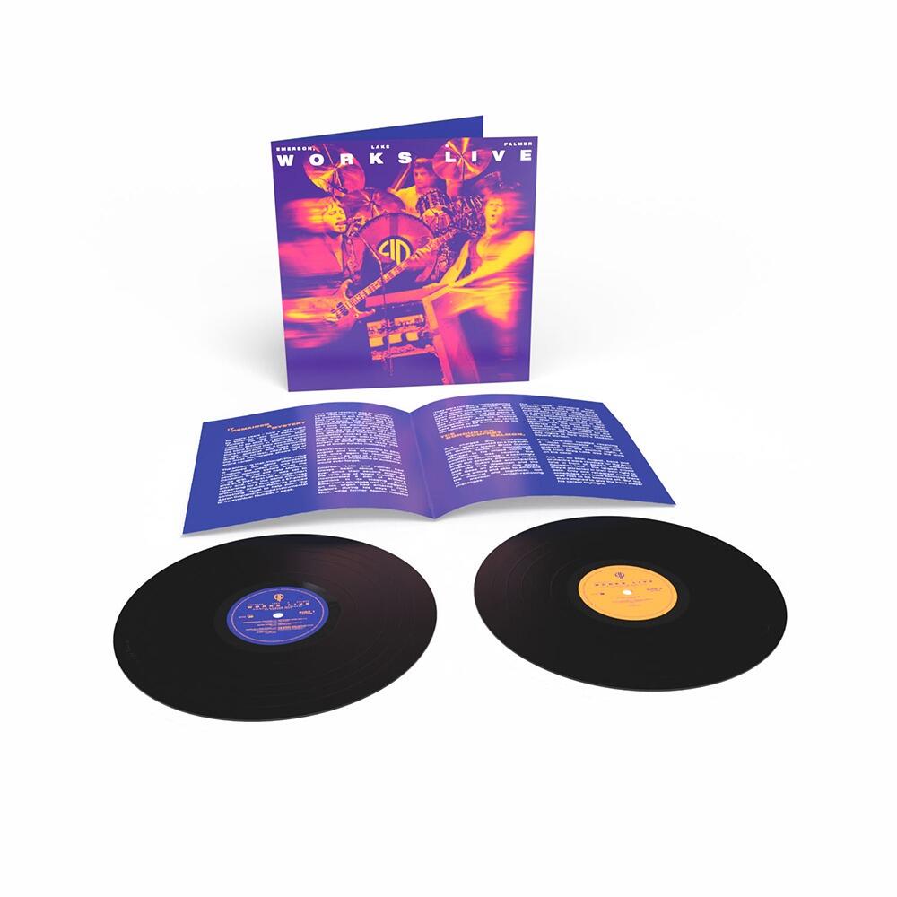 EMERSON, LAKE & PALMER - Works Live - Double Vinyl LP