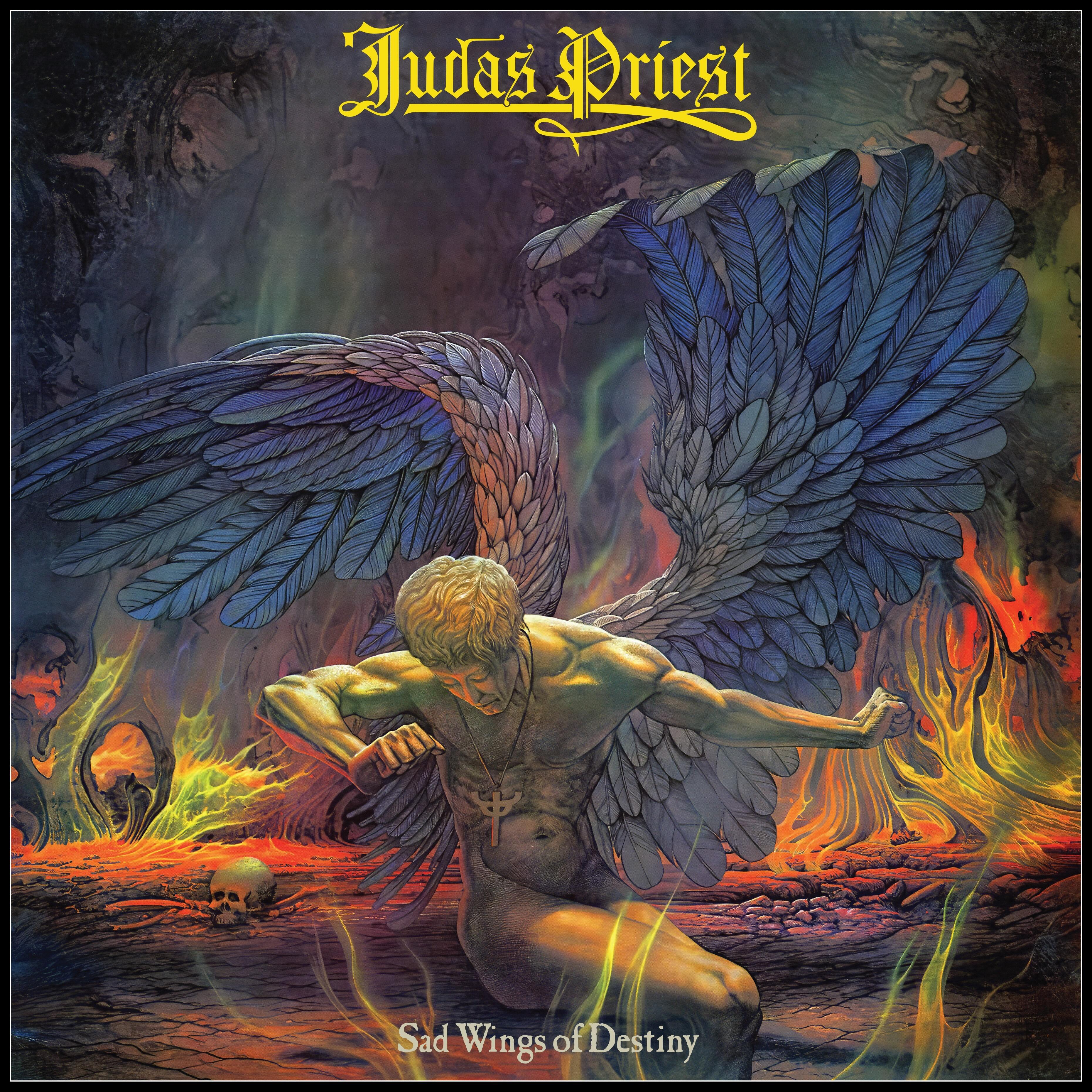 **PRE-ORDER** JUDAS PRIEST - Sad Wings Of Destiny (Original 1976 Masters) - Limited Galaxy Orange/Yellow Vinyl LP