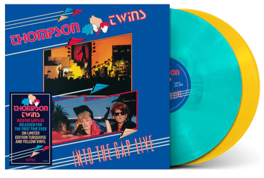 THE THOMPSON TWINS - Into The Gap Live - Double Coloured Vinyl LP