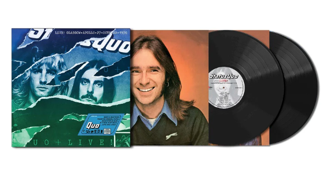STATUS QUO - Live! (Glasgow Apollo 27 October 1976) - Remastered Double Vinyl LP: