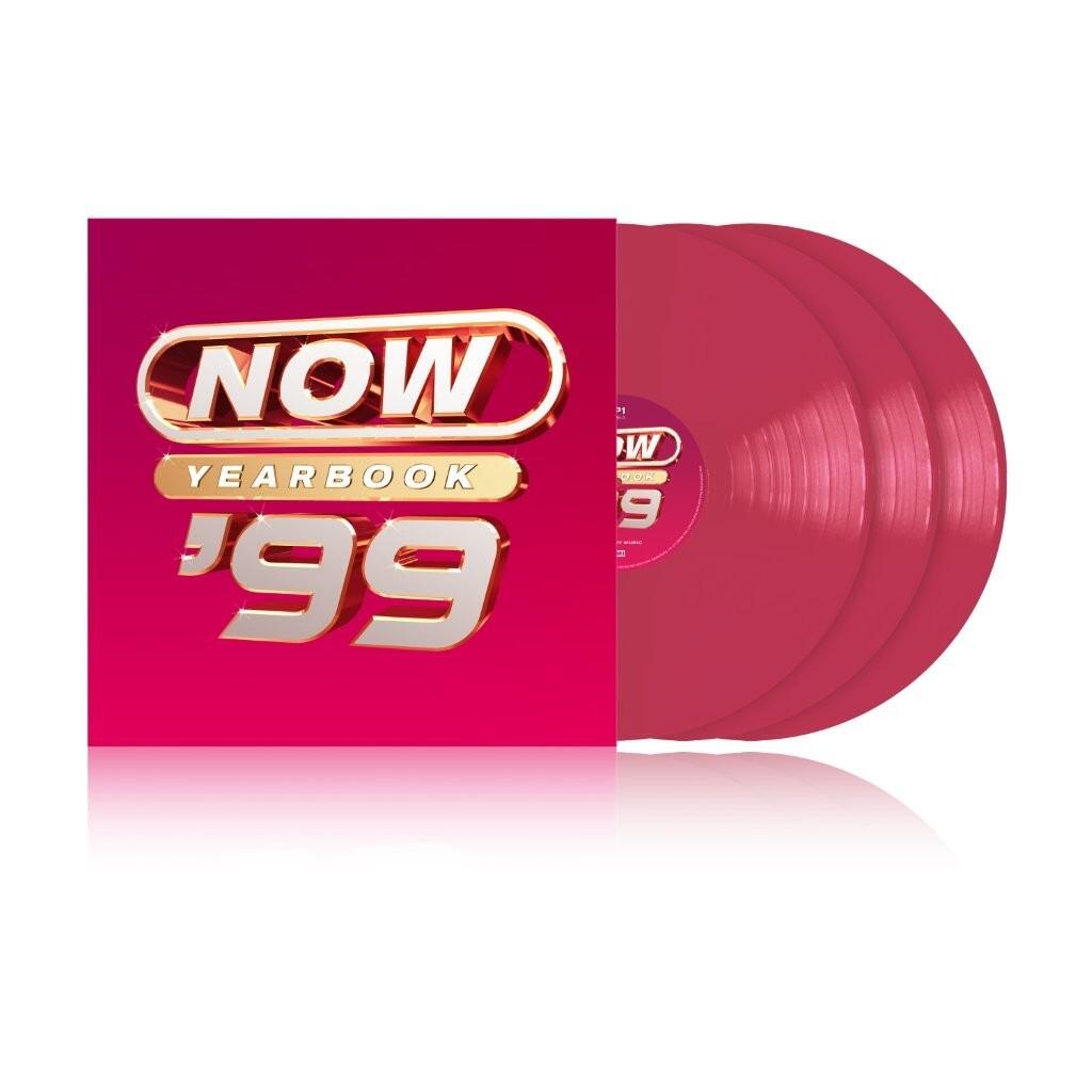NOW YEARBOOK 1999 - Triple Magenta-Red LP