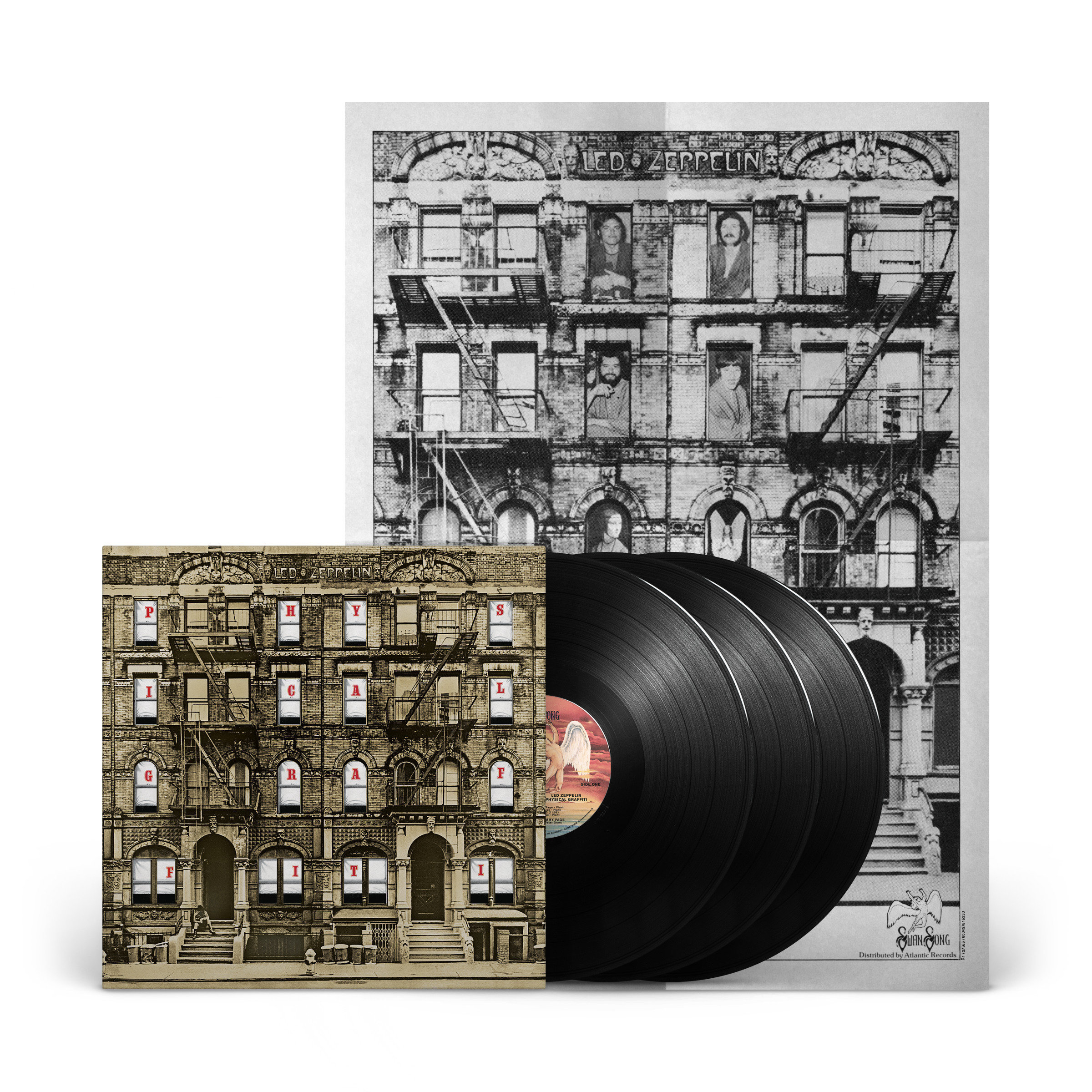 LED ZEPPELIN - Physical Graffiti - 50th Anniversary Deluxe Edition - Triple Vinyl with poster