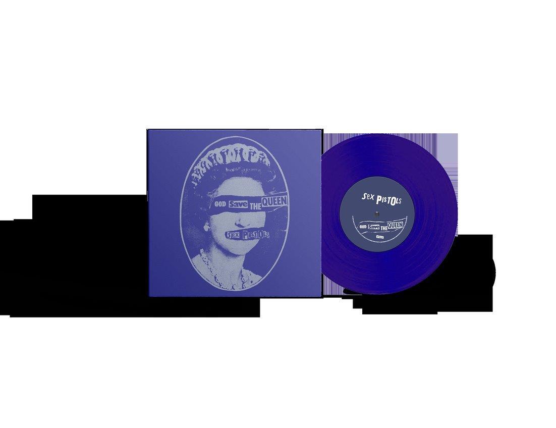 PRE ORDER THE SEX PISTOLS God Save The Queen Transparent Blue 7 Vinyl