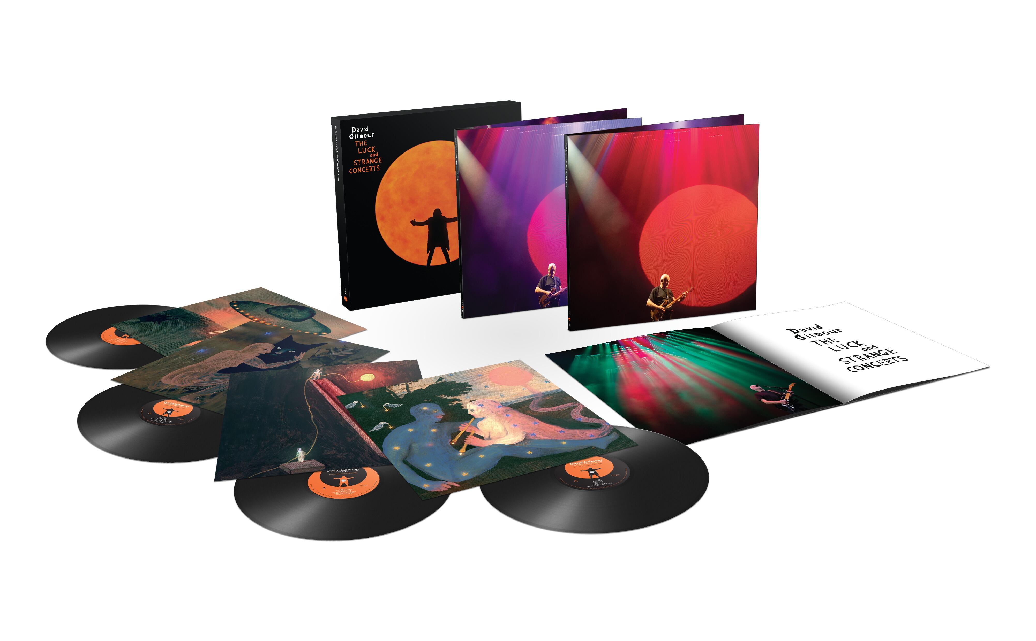 DAVID GILMOUR - The Luck And Strange Concerts - 4LP Set
