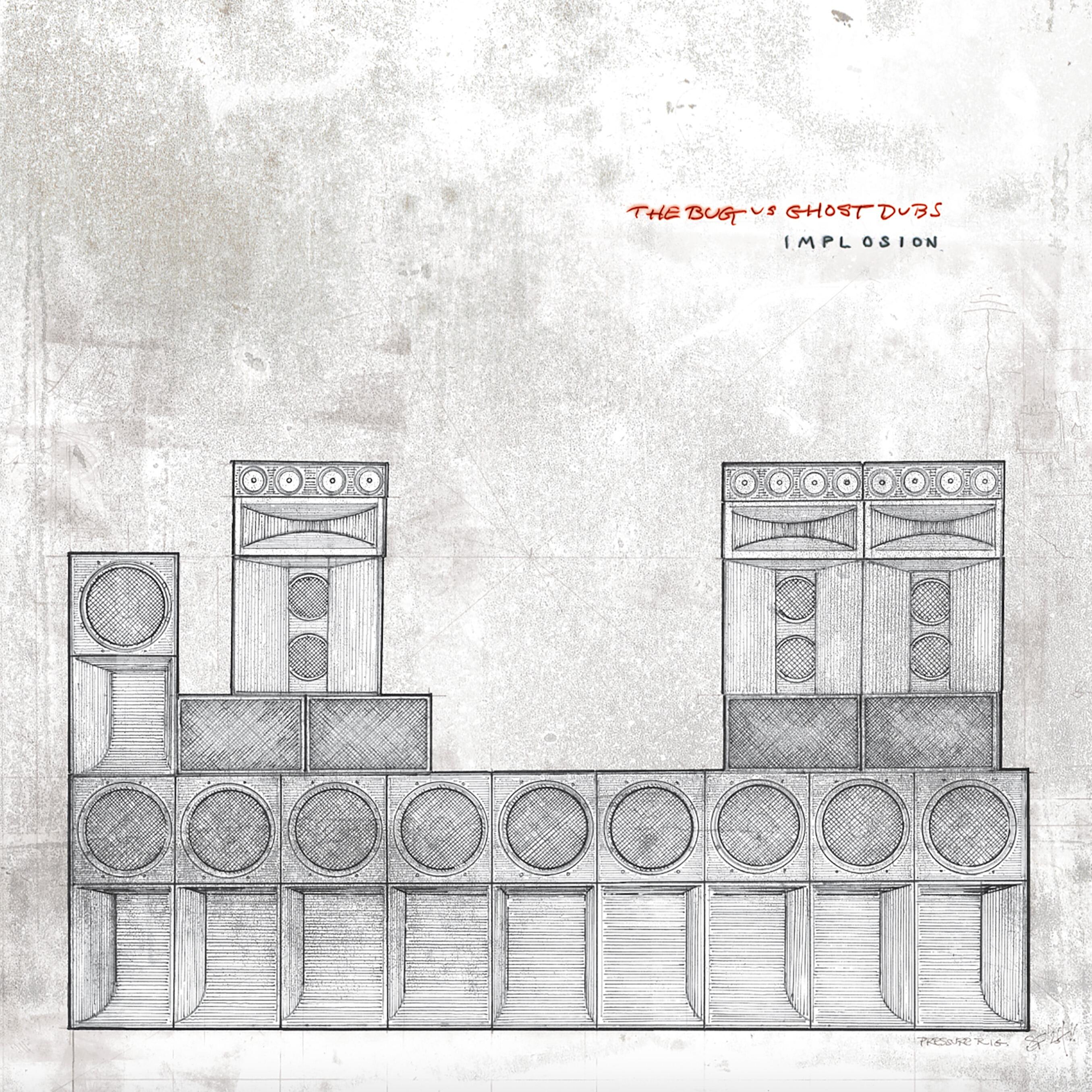 THE BUG VS GHOST DUBS - Implosion - Double Vinyl LP