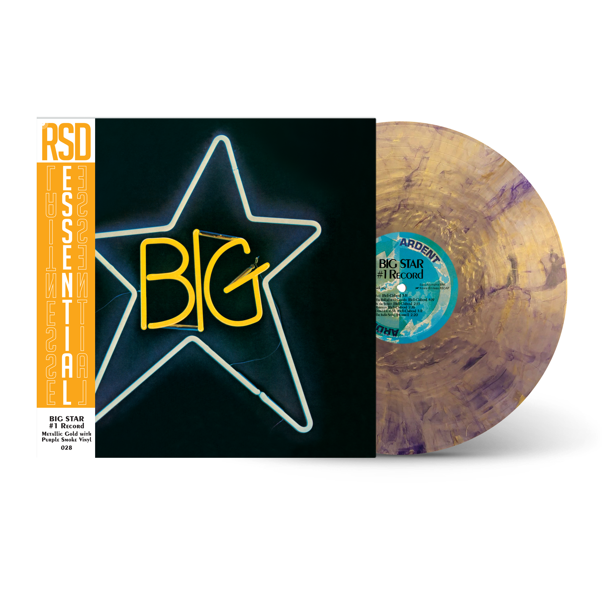 BIG STAR - #1 Record - Gold with Purple Smoke Vinyl LP