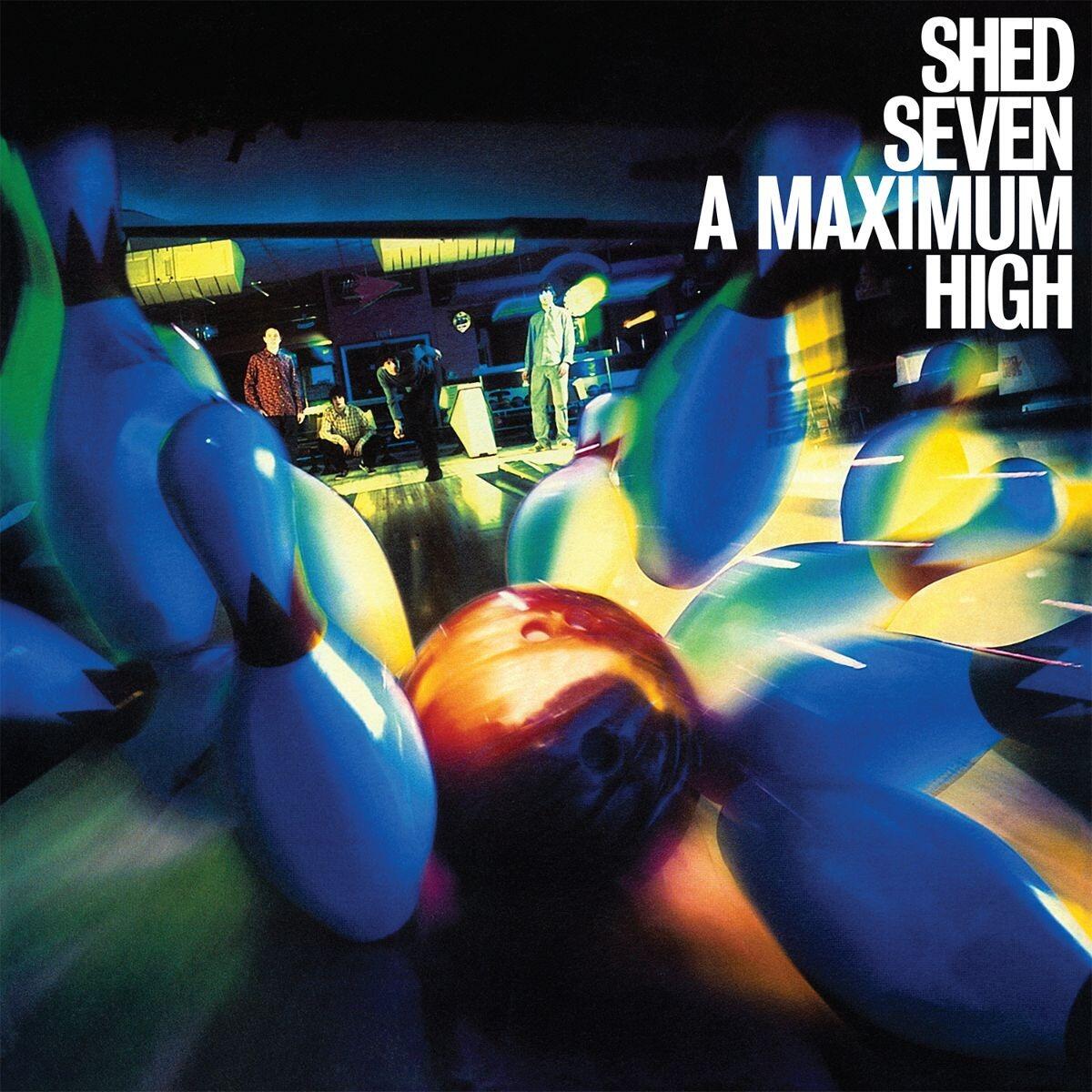 SHED SEVEN - A Maximum High - Vinyl LP with 16 page lyric booklet