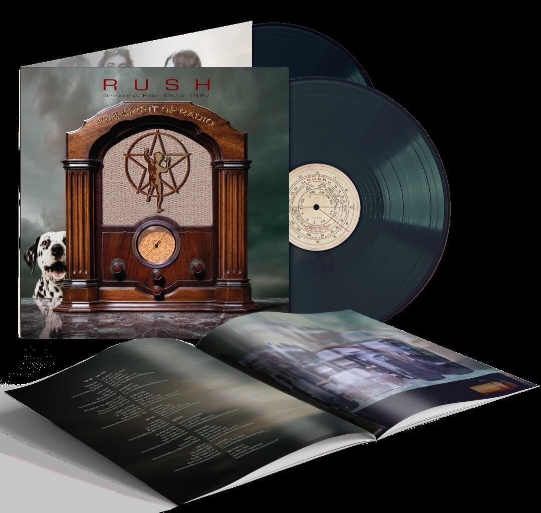 **PRE-ORDER** RUSH - The Spirit Of Radio: Greatest Hits 1974-1987 Double 180g Black Vinyl LP