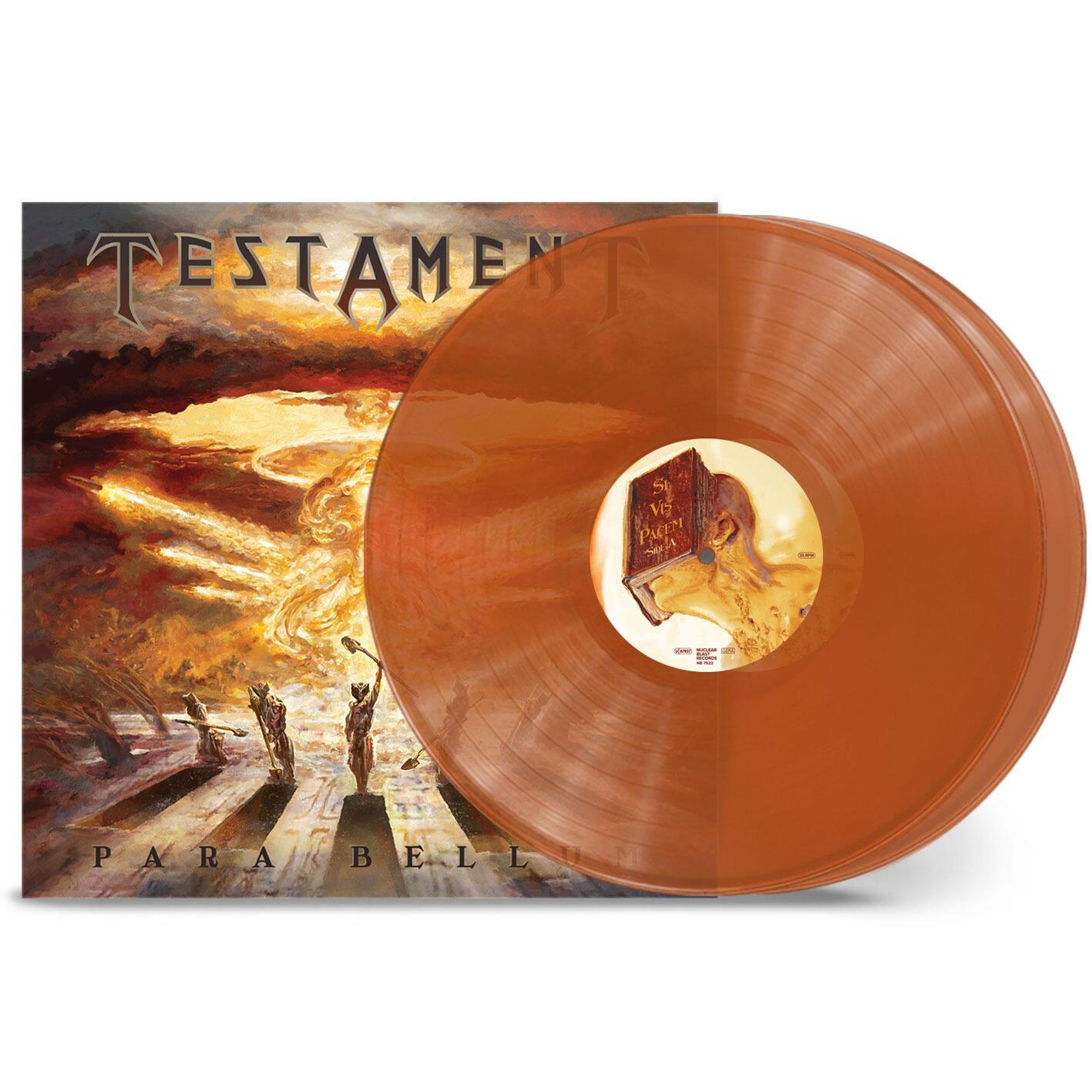 TESTAMENT - Para Bellum - Double Transparent Orange Vinyl LP