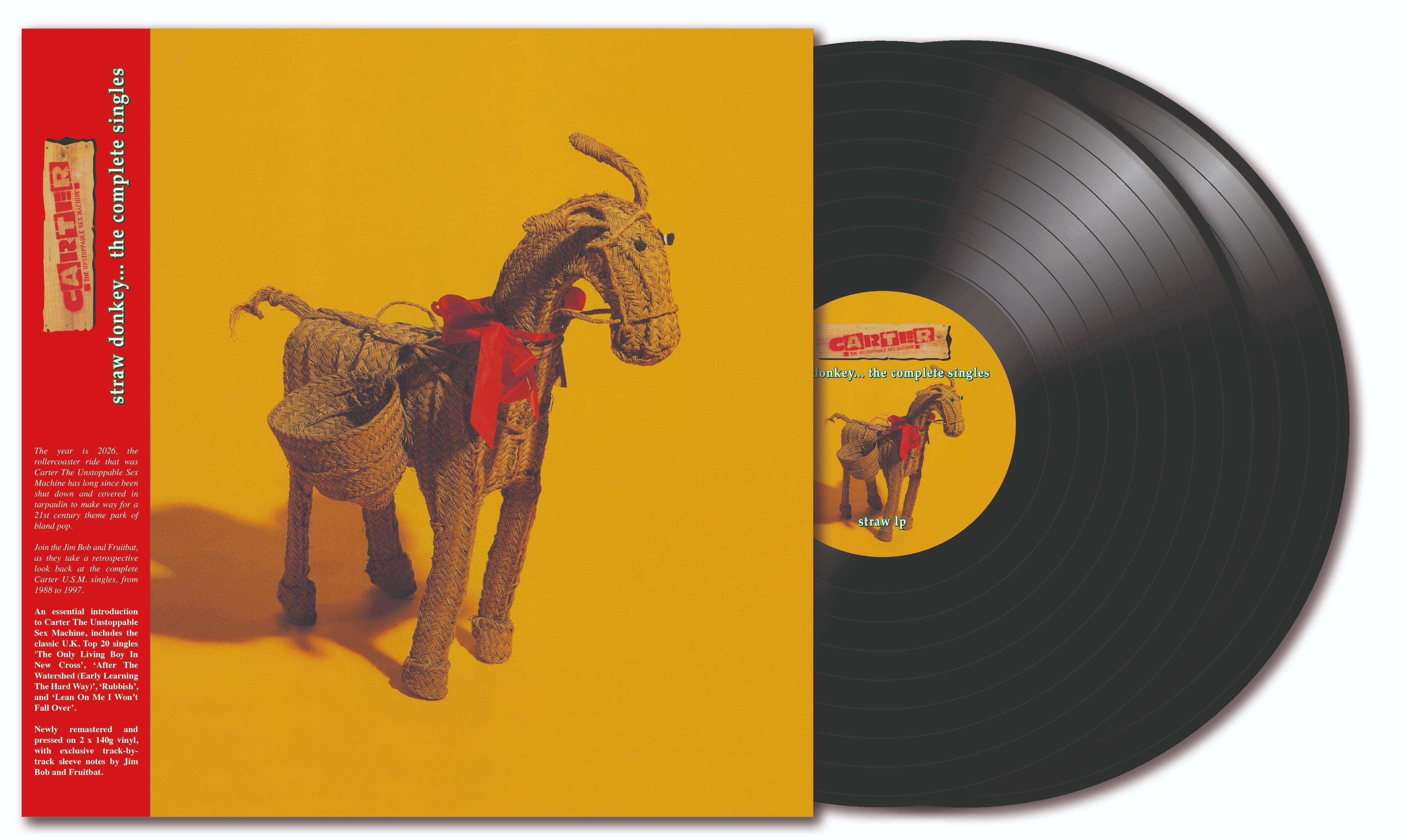 CARTER USM - Straw Donkey... The Complete Singles - Double Vinyl LP